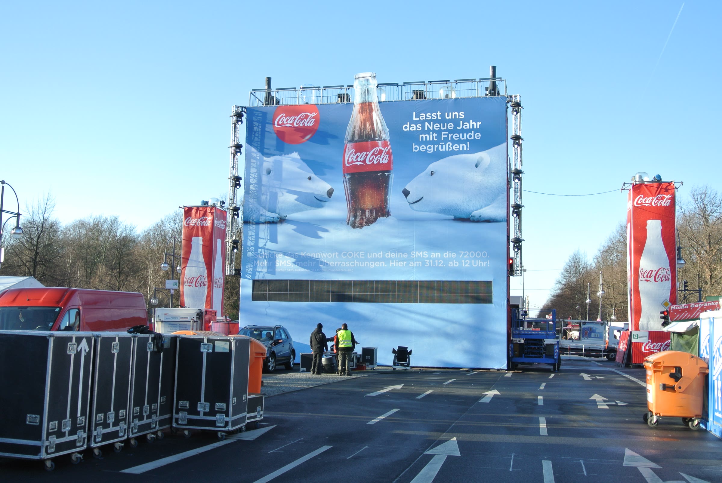 Fanmeile Berlin — Eventaufbau