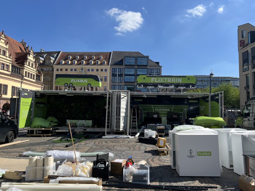 Flixbus — Container als Markenraum