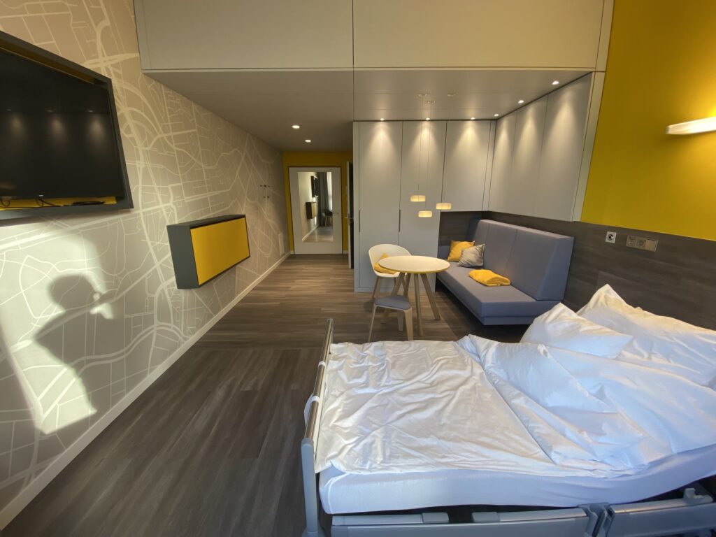 Rehaklinik — Patientenzimmer in Modulbauweise