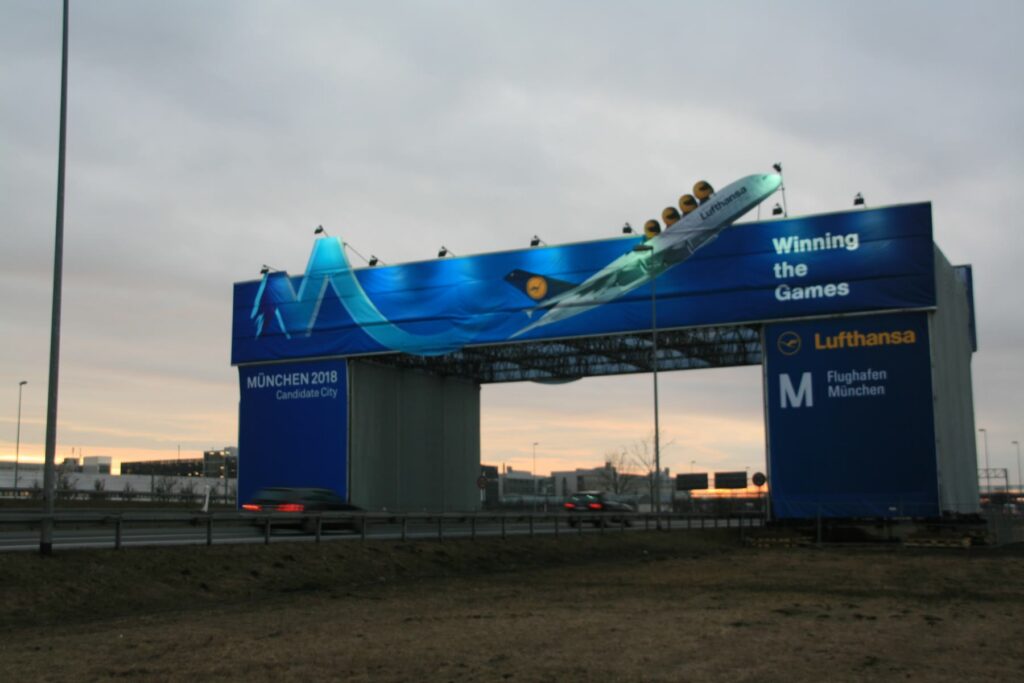 Winning the Games — Textile Großkonstruktion am Flughafen München