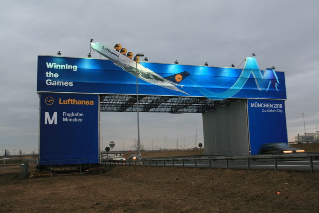 Winning the Games — Textile Großkonstruktion am Flughafen München